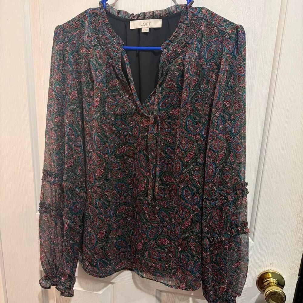 Loft Women's multi Blouse